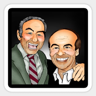 Tim Conway and Harvey Korman Caricature Sticker